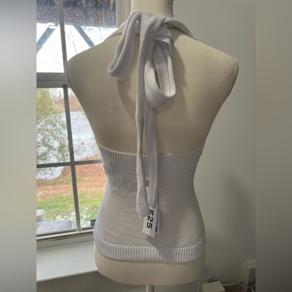 525 America white Knit Tank Top | New with Tags - Picture 3 of 10